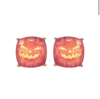 Jack-O-Lantern Stud - orange