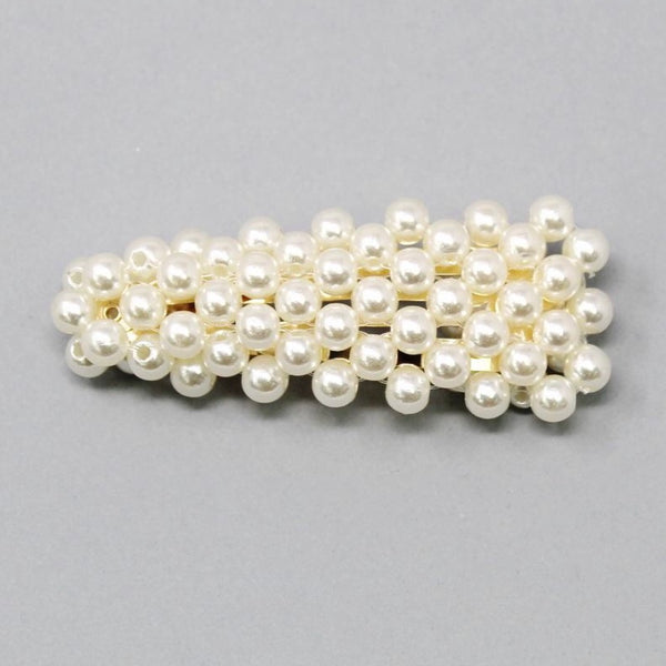 Pavé pearl hair clip